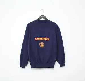 1996/97 MANCHESTER UNITED Vintage Umbro Football Sweatshirt Jumper (M)