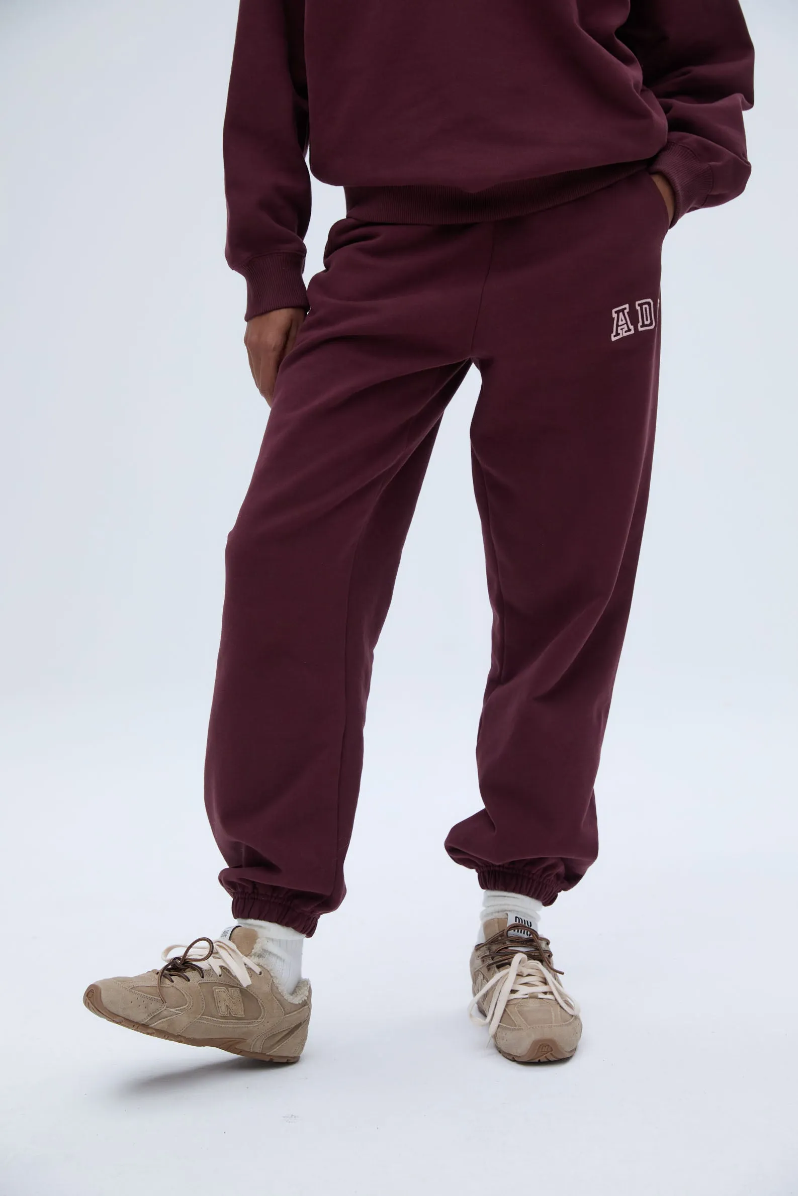 ADA Sweatpants - Burgundy