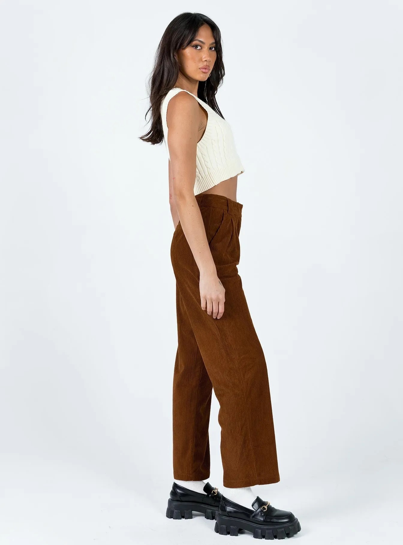 Arizona Cord Pants Brown