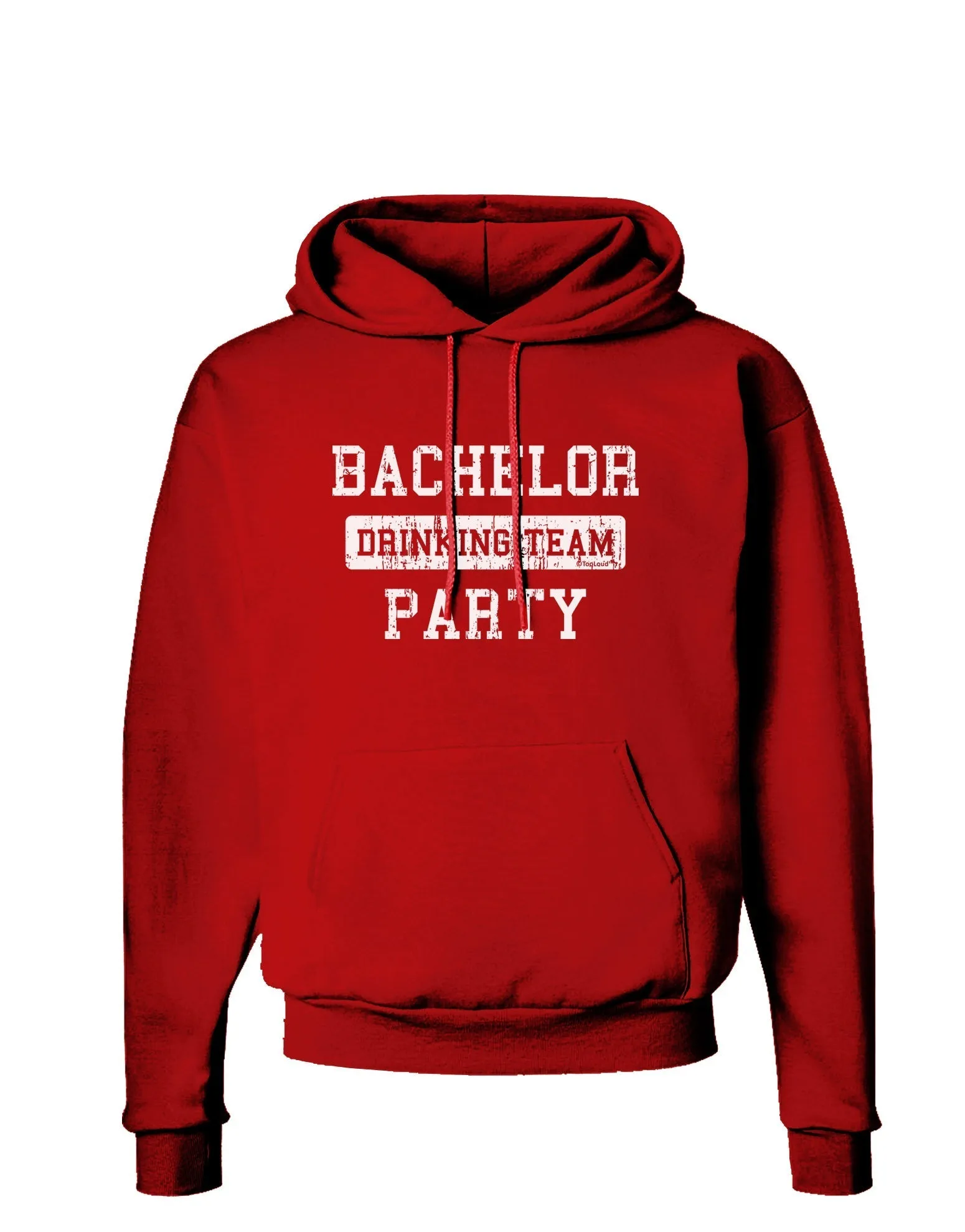 Bachelor Party Drinking Team - Distressed Dark Hoodie Sweatshirt