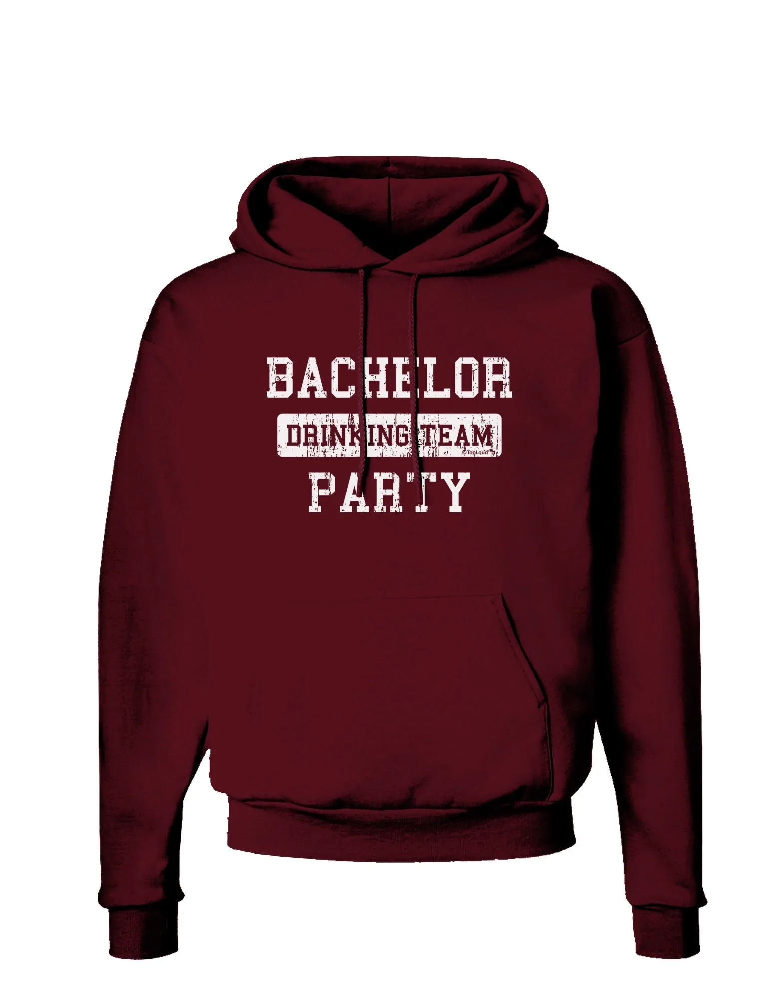 Bachelor Party Drinking Team - Distressed Dark Hoodie Sweatshirt