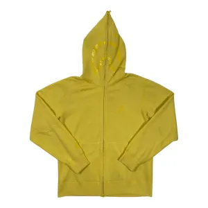 Bape Shark Full Zip Hooded Sweatshirt Holographic Yellow Pre-Owned