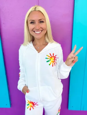 Be Kind Coconut Zip-Up Hoodie