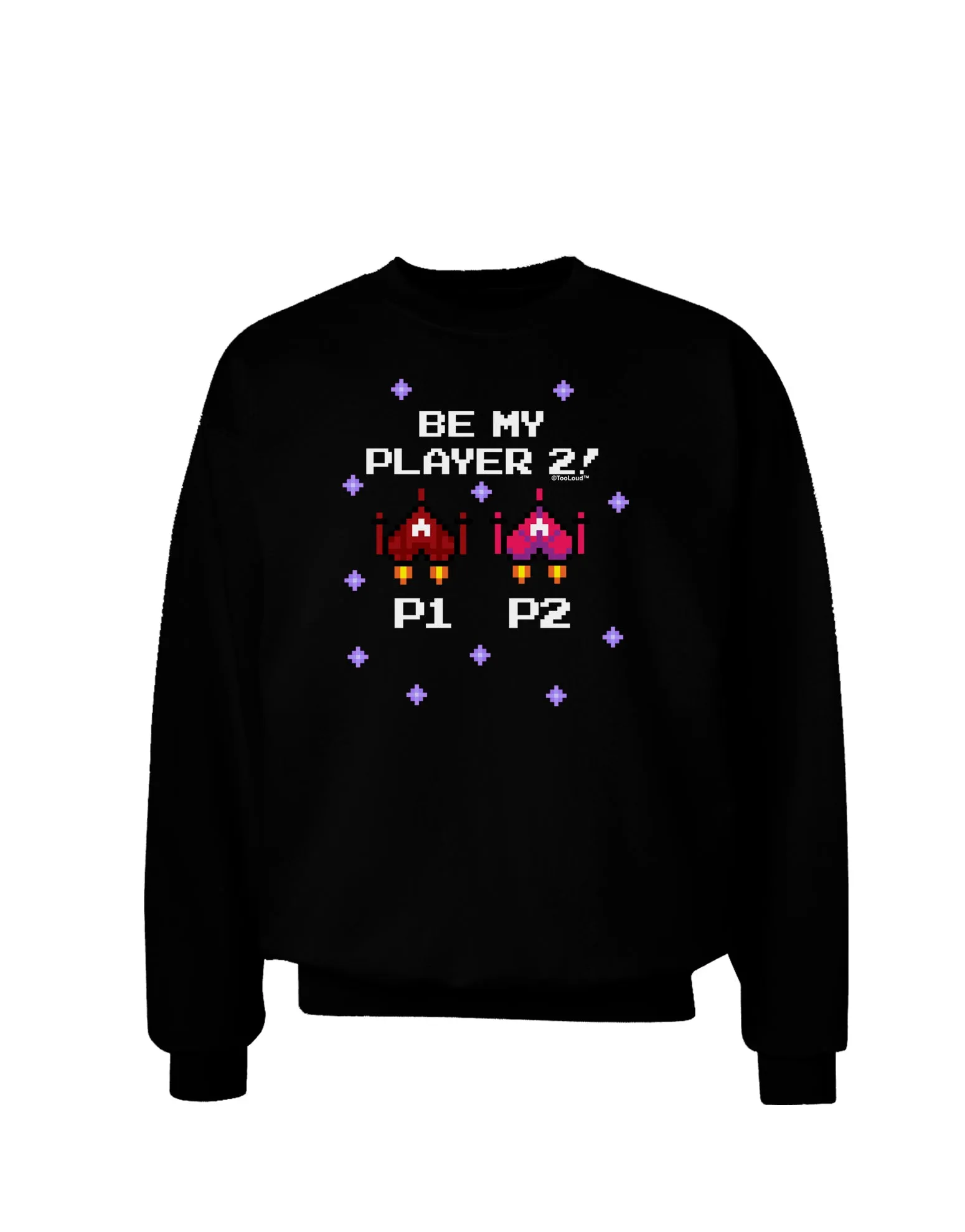 Be My Player 2 Adult Dark Sweatshirt