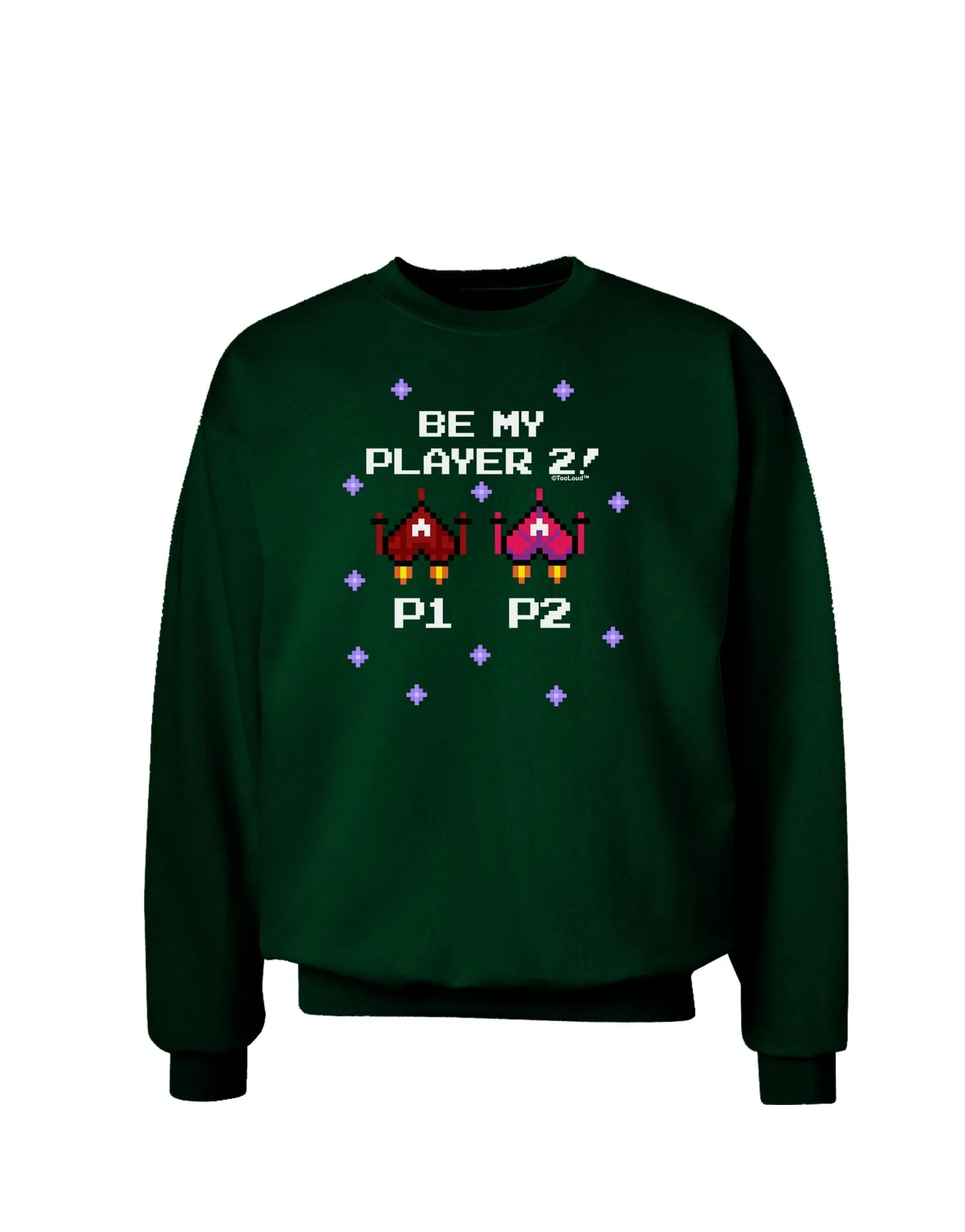 Be My Player 2 Adult Dark Sweatshirt