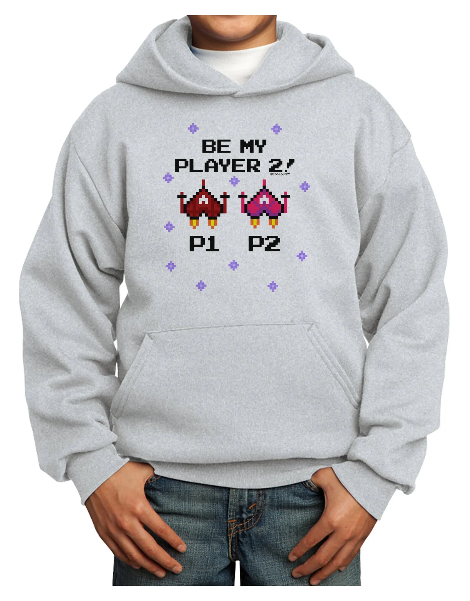 Be My Player 2 Youth Hoodie Pullover Sweatshirt