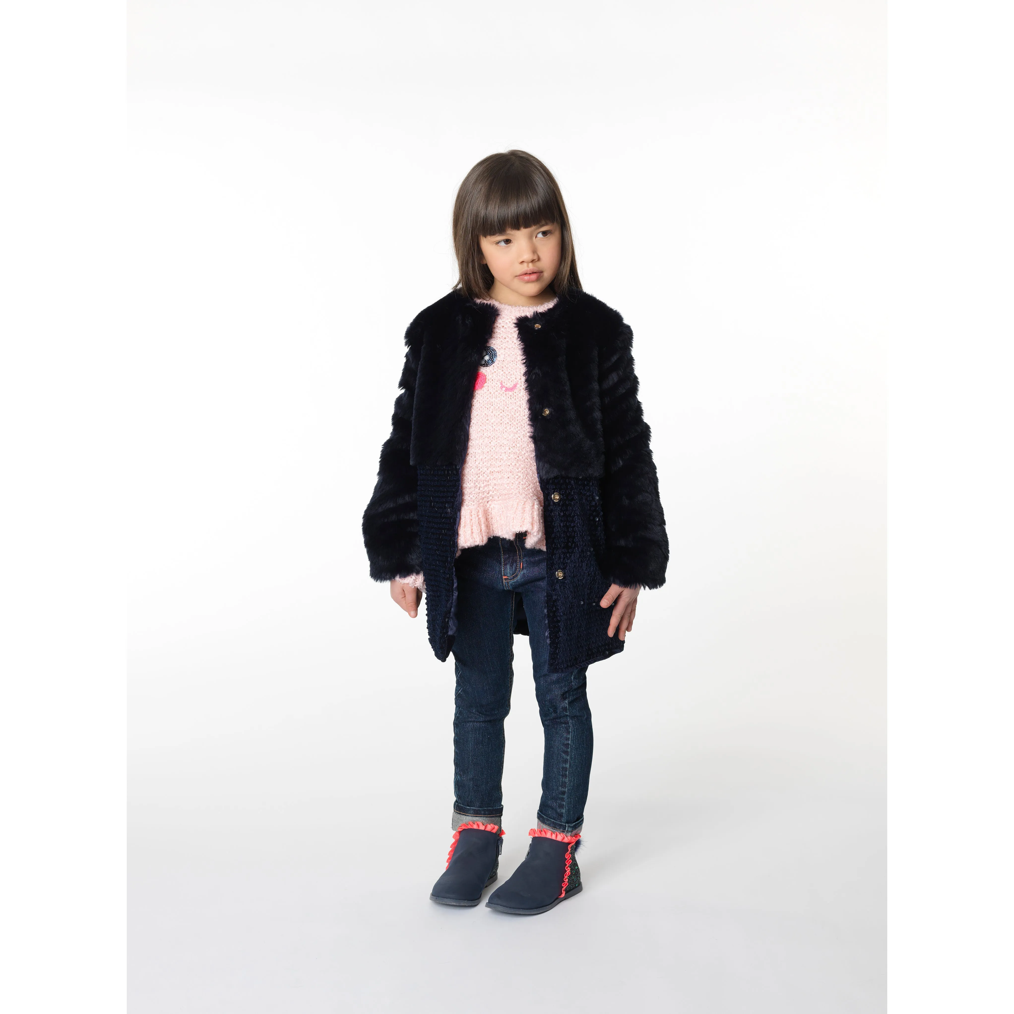 Billieblush Coat Ceremonie Navy