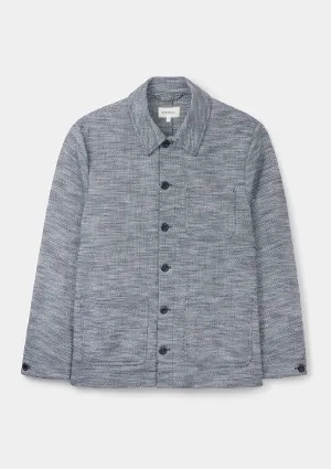 Blue Melange Chore Jacket