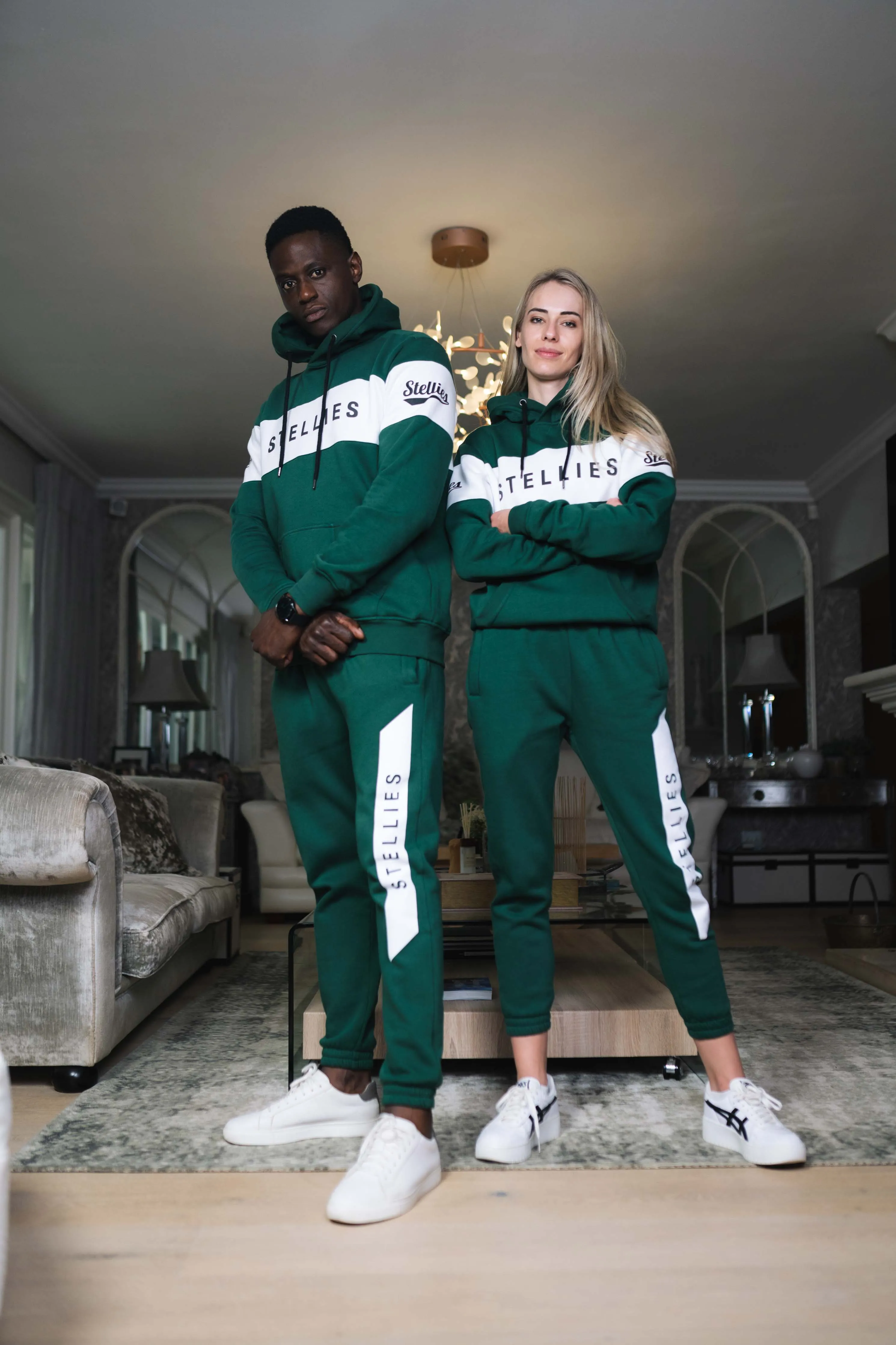 Bottle Green Fleece Sweatpants