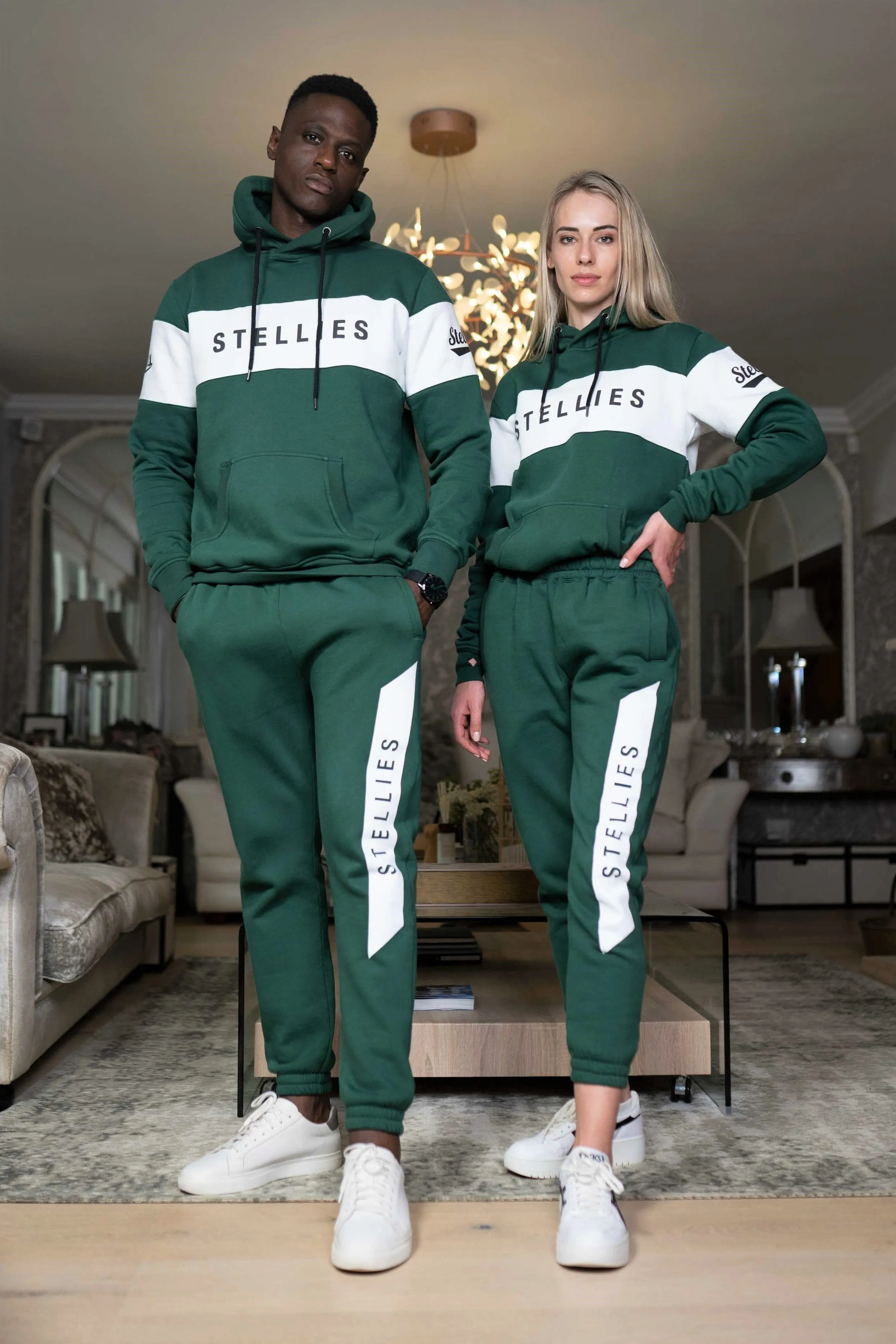 Bottle Green Fleece Sweatpants