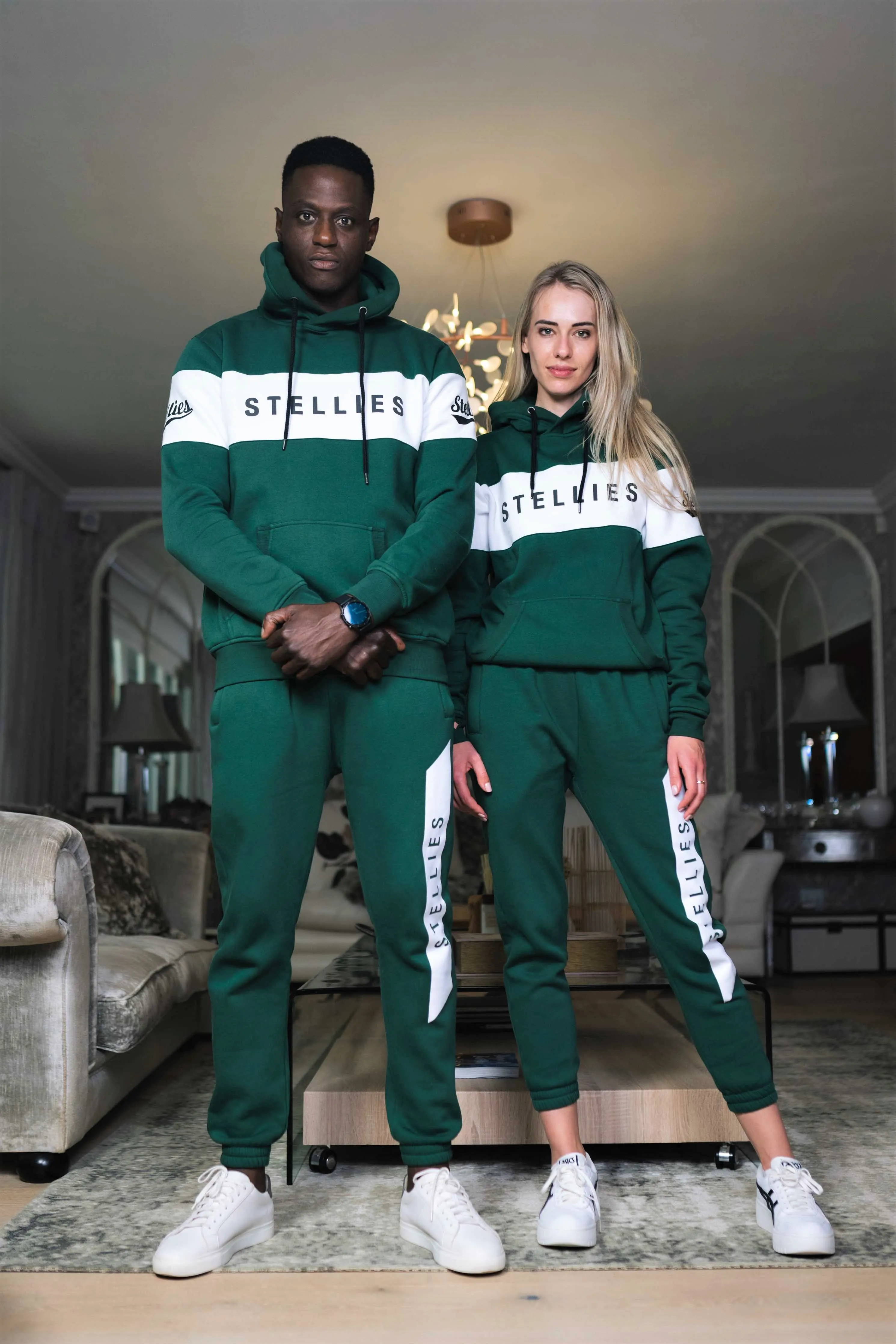 Bottle Green Fleece Sweatpants