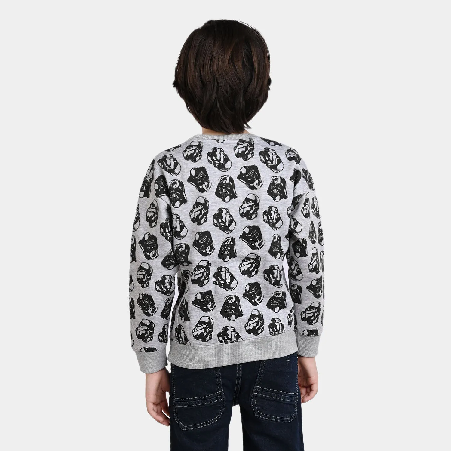 Boys Fleece Sweatshirt heroes-GREY