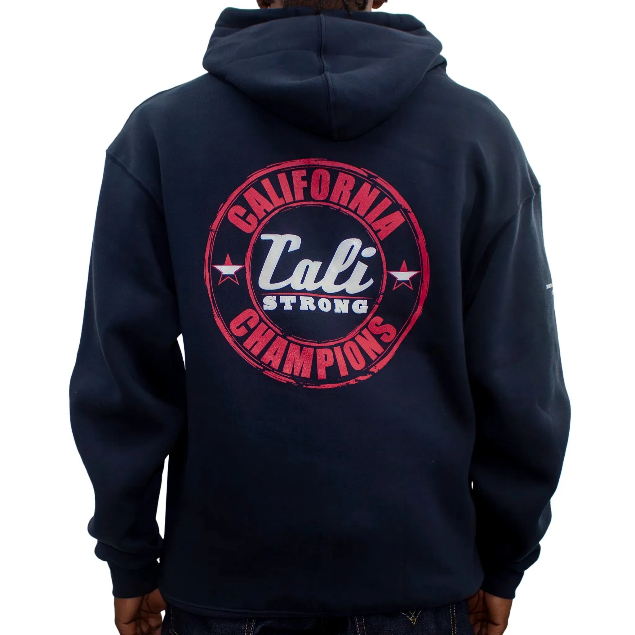 CALI Strong Original USA Hoodie Deluxe Navy