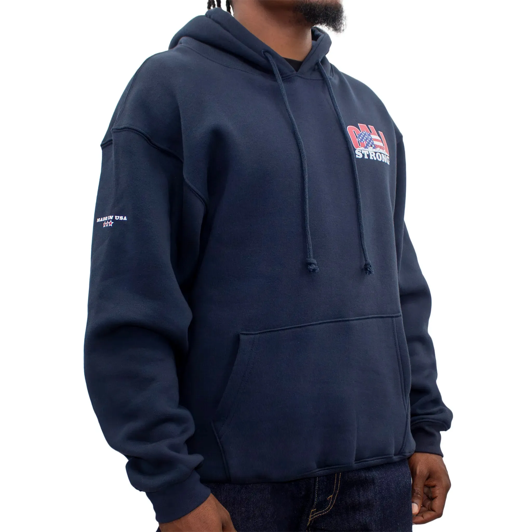 CALI Strong Original USA Hoodie Deluxe Navy