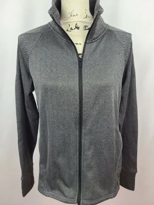 Champion C9 Women's Grey Herringbone Tech Fleece Full Zip Athletic Jacket