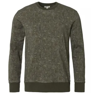 Chevalier Men&#x27;s Norton Sweatshirt All Over Elk Dk Green | Buy Chevalier Men&#x27;s Norton Sweatshirt All Over Elk Dk Green here | Outnorth