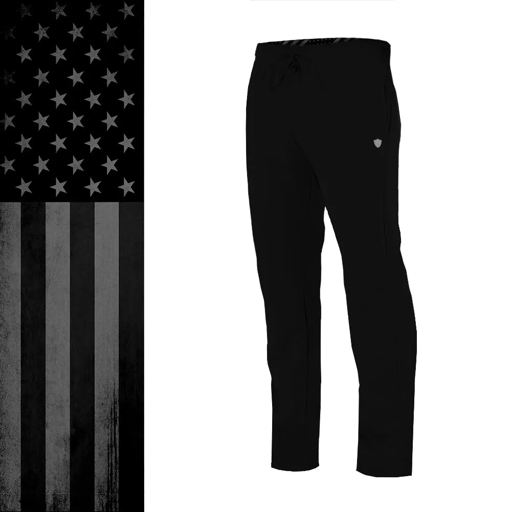 Classic Sweatpants | Blackout American Flag | Black PreOrder