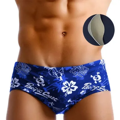 Colorful Urban Abstract Print Men Brief