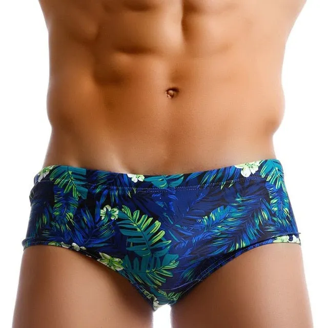 Colorful Urban Abstract Print Men Brief