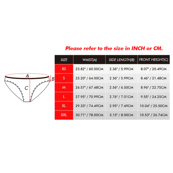 Custom Face Underwear Personalised Magnetic Tongue Underwear Face Mash Valentine's Gifts for Couple