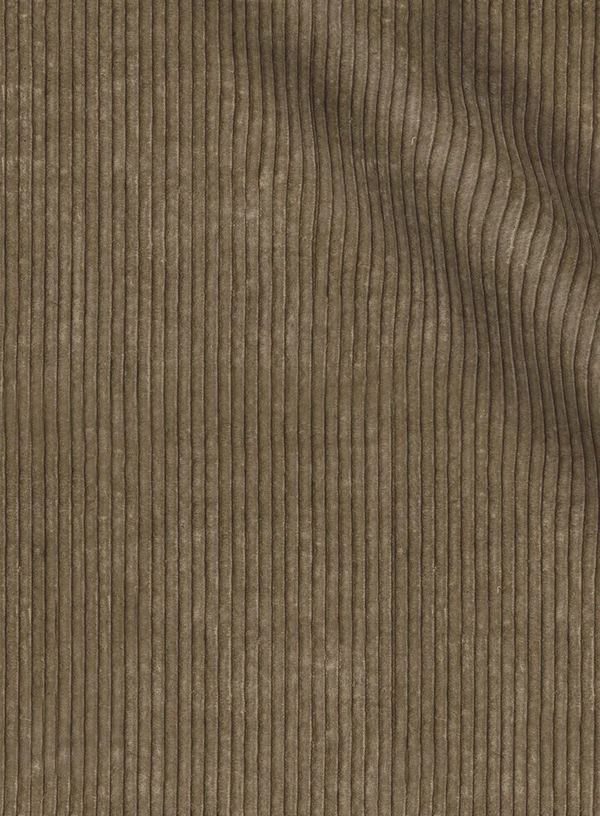 Dark Beige Corduroy Pants