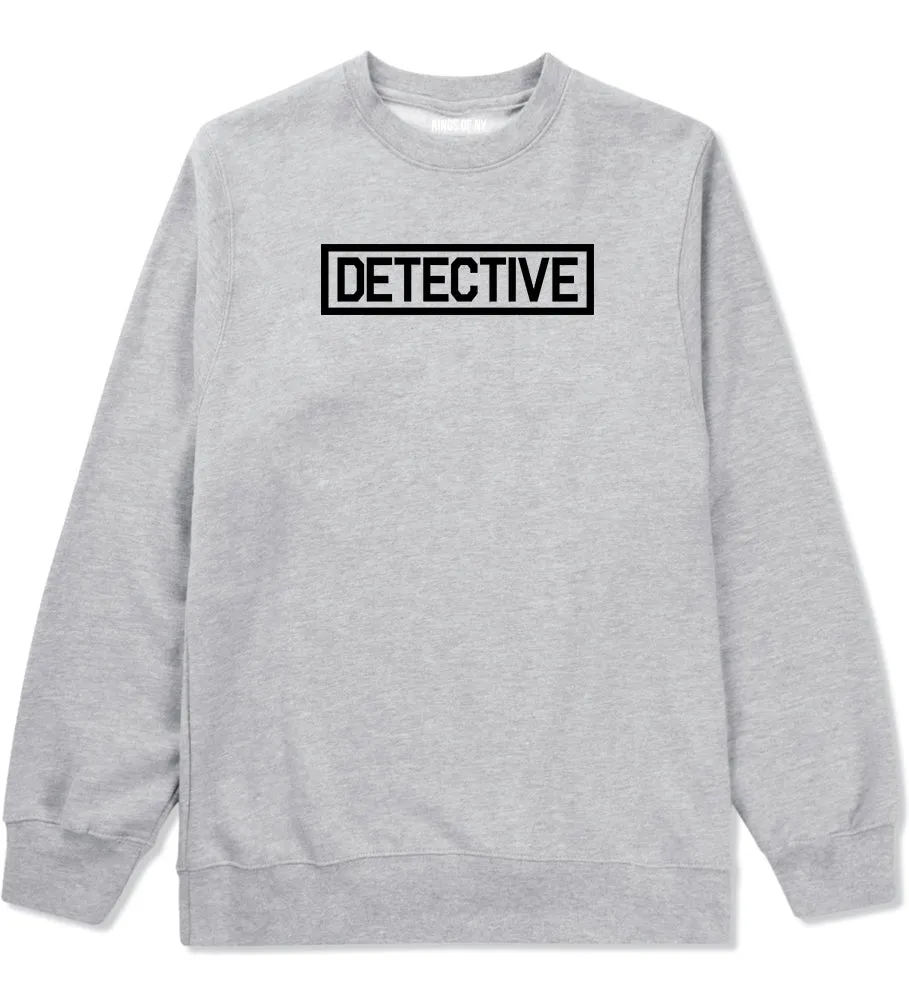 Detective Box Logo Mens Crewneck Sweatshirt