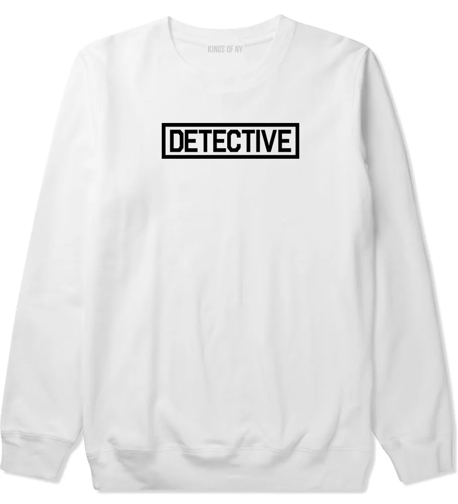 Detective Box Logo Mens Crewneck Sweatshirt