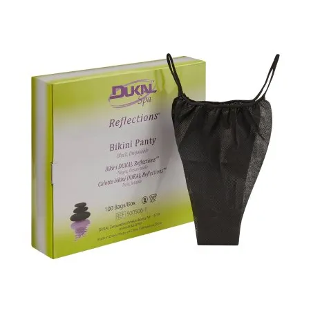 Disposabe Bikini Panty Underwear, Black 100/box