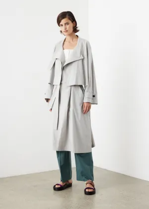 Double Collar Trench Coat