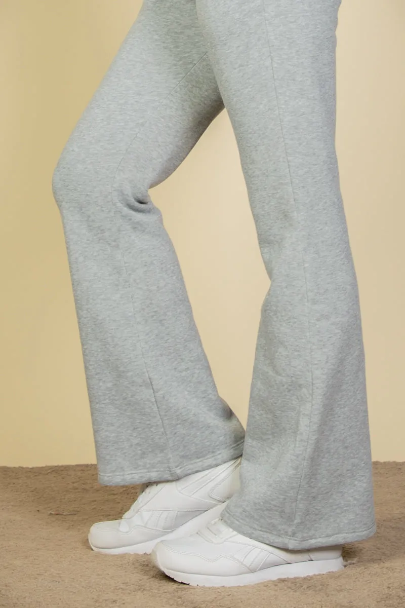 Drawstring Waist Slant Pocket Sweatpants