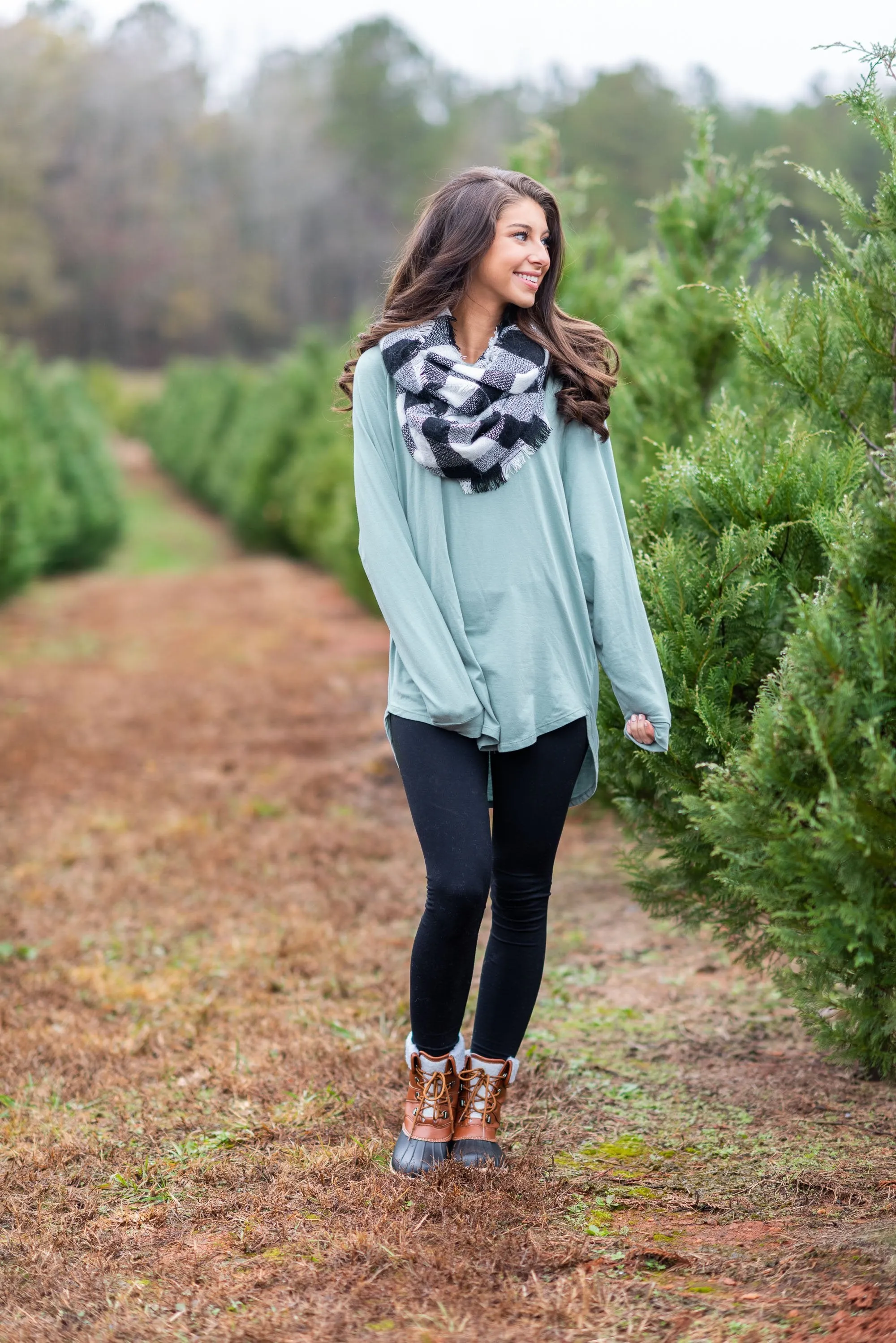 Easy Like Sunday Mineral Mint Green Tunic