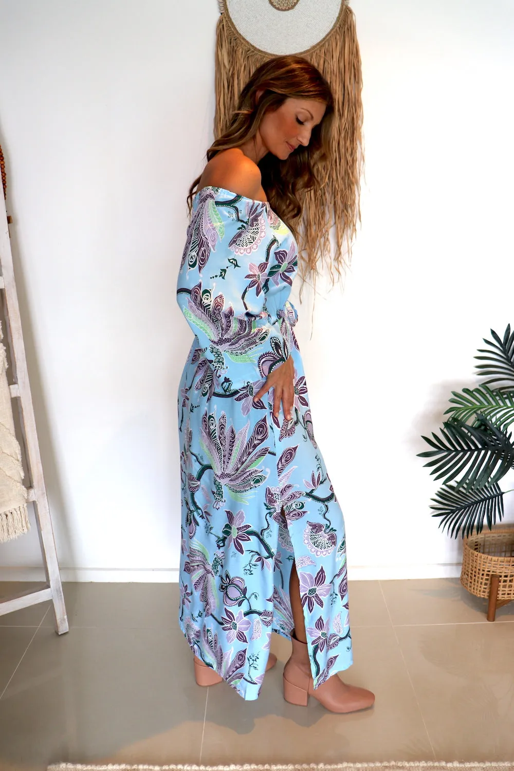 Elise Maxi in Paradise Blue