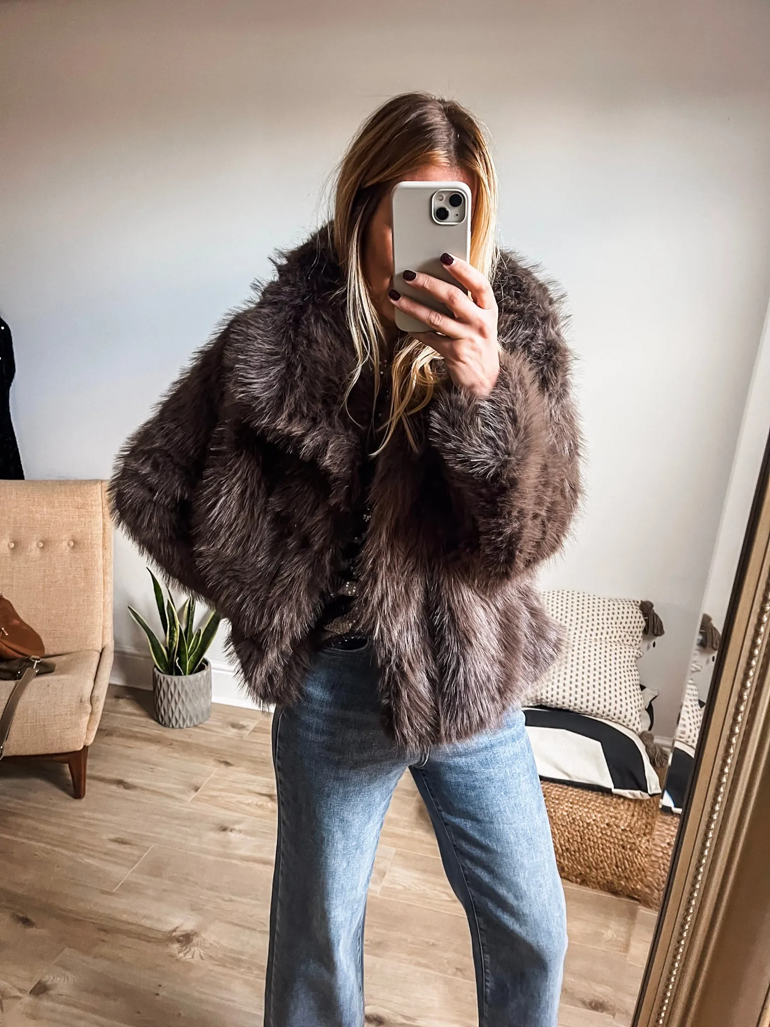 Faux Fur Short Coat