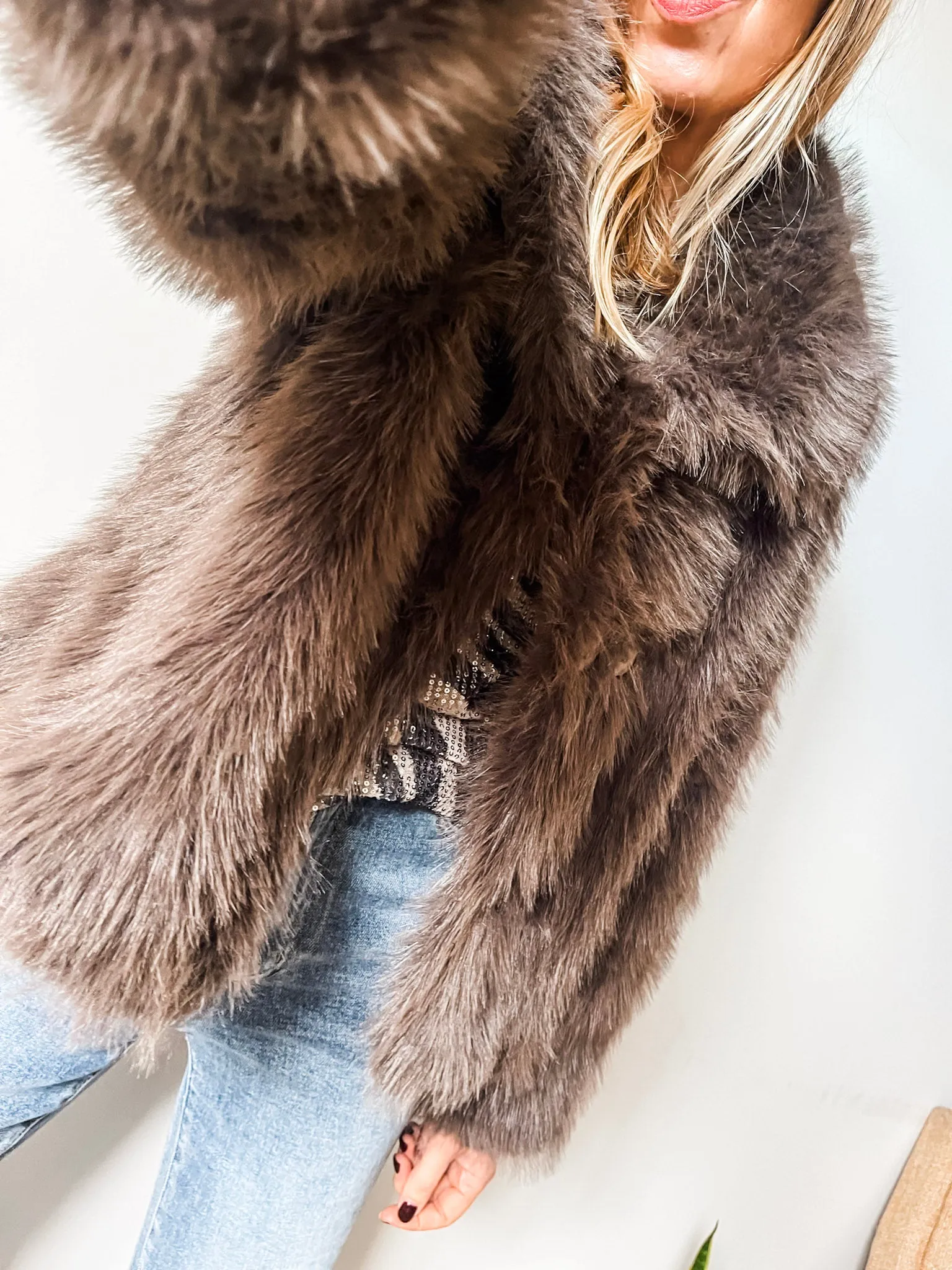 Faux Fur Short Coat