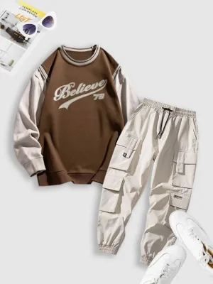 Faux Twinset Sweatshirt And Pants