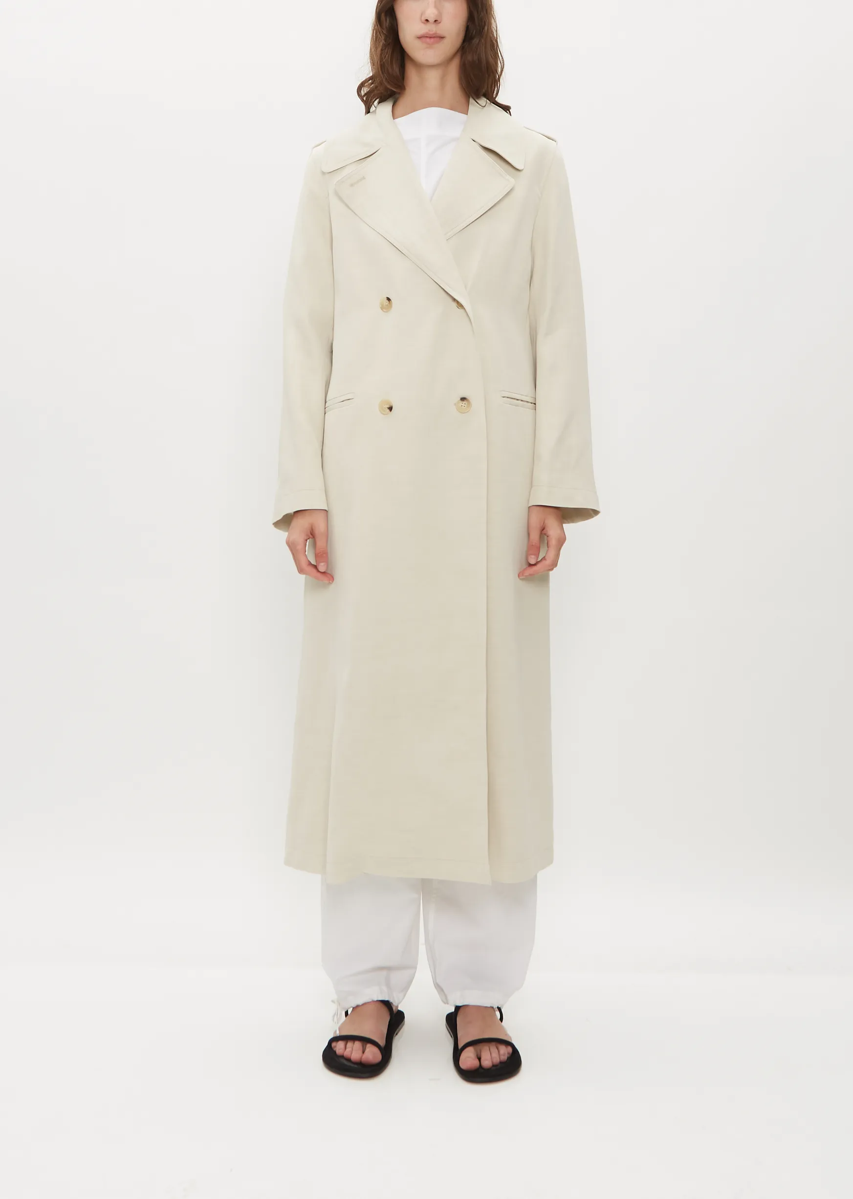 Fluid Trench Coat