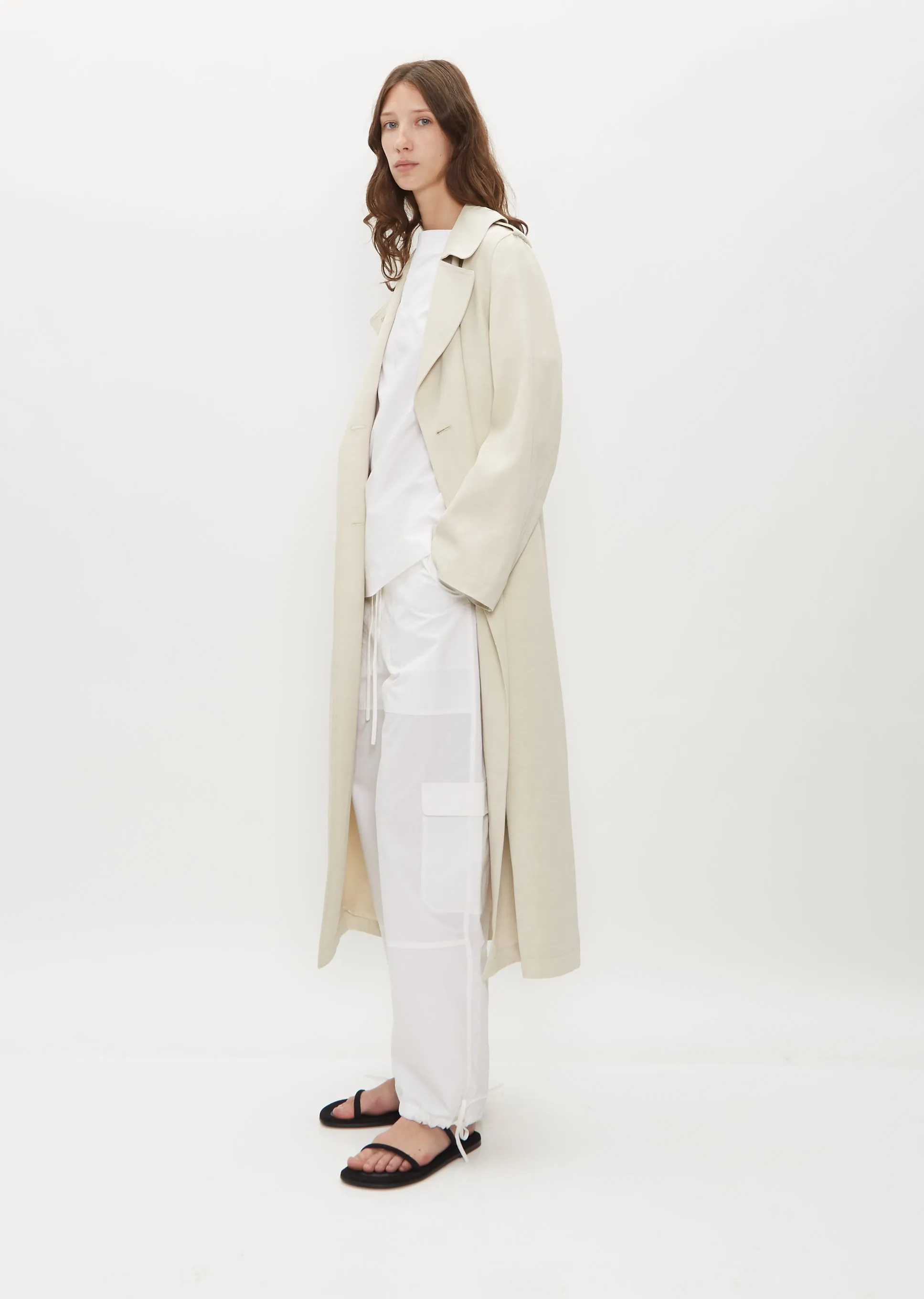 Fluid Trench Coat