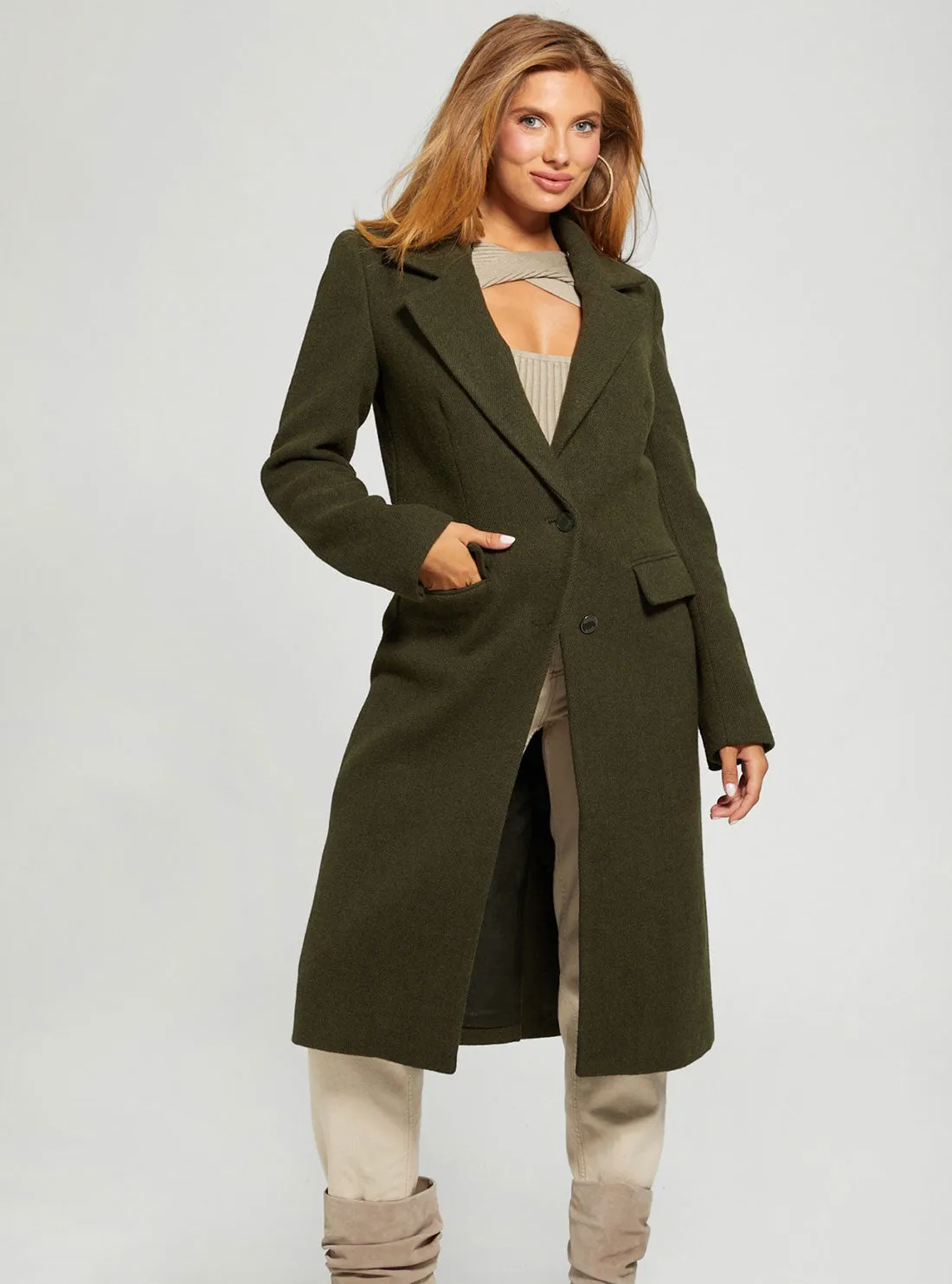 Green Multi Laurence Coat