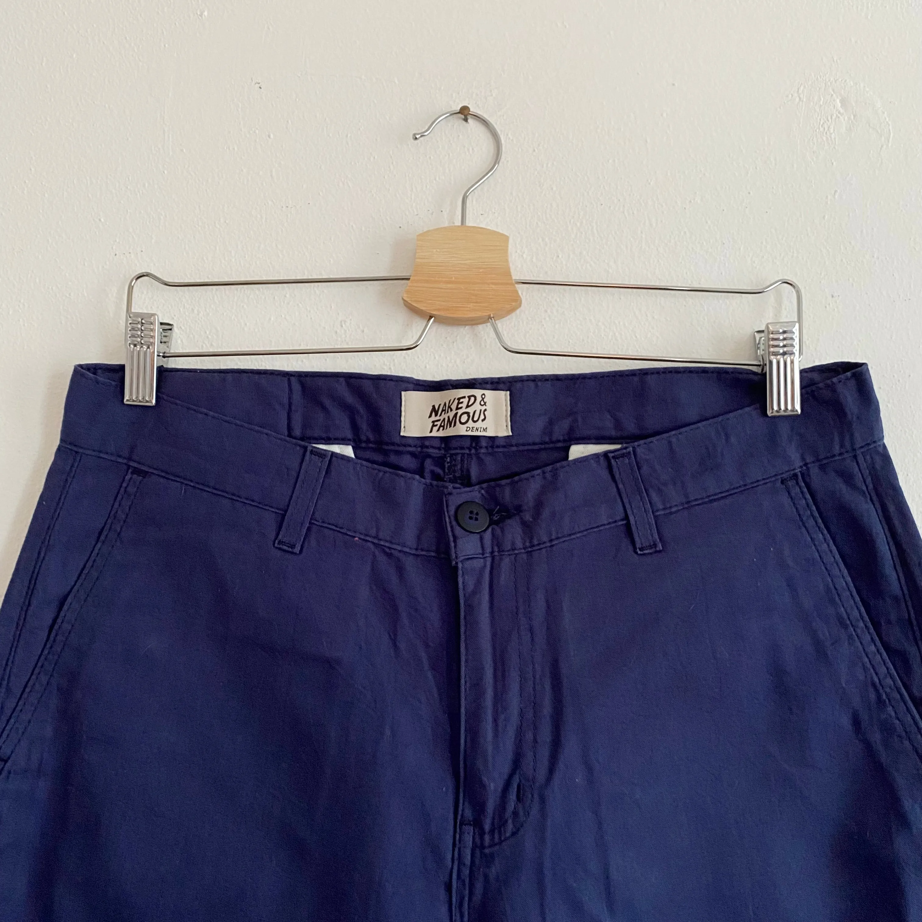 Indigo Straight Chinos - 33