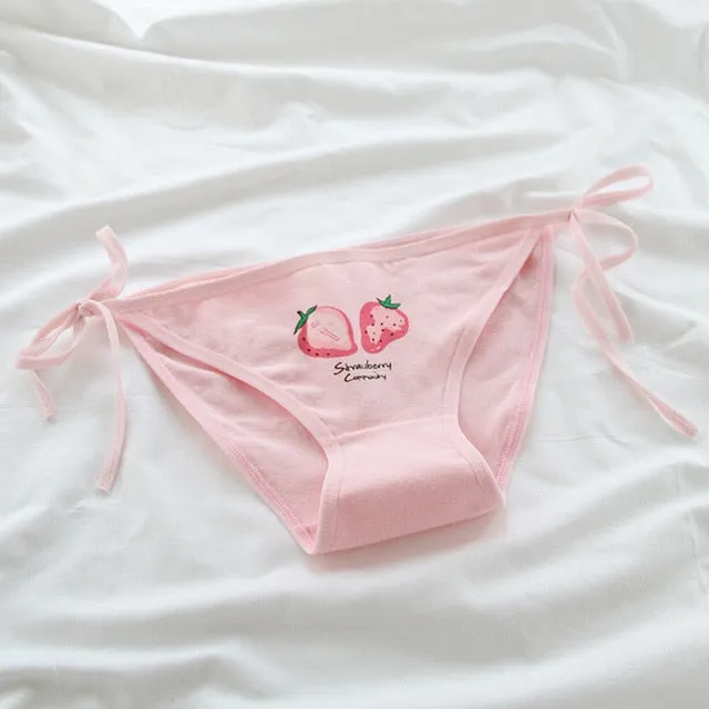 Lolita Pink Strawberry Panties