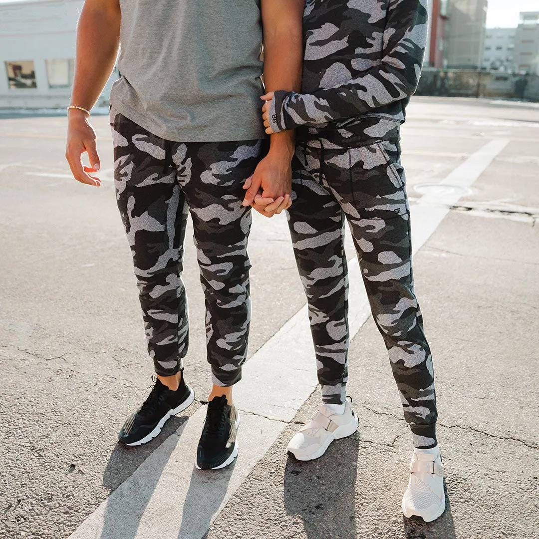 Men's At Ease Joggers, Grey Camo