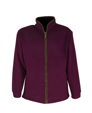 MF103 - Mens Full Zip Fleece - PLUM