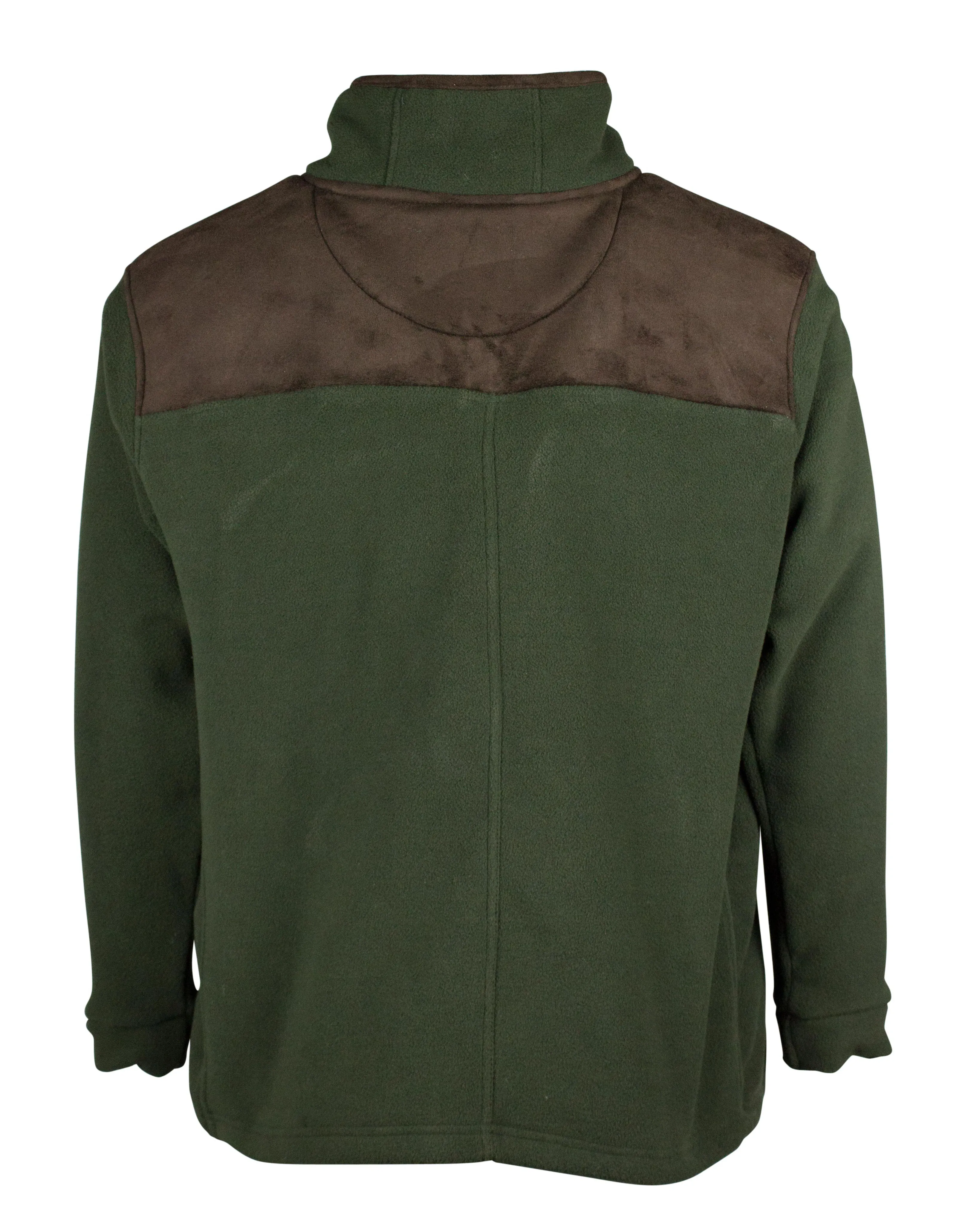 MF105 - Mens Bonded Full Zip Fleece Jacket - GREEN