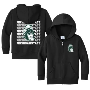 Michigan State Spartans Retro Toddler Full-Zip Sweatshirt