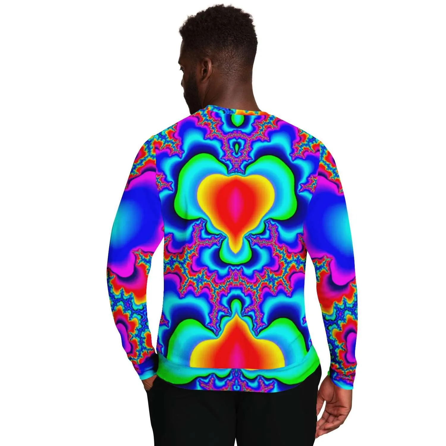 Mushroom Head Holographic Sweatshirt