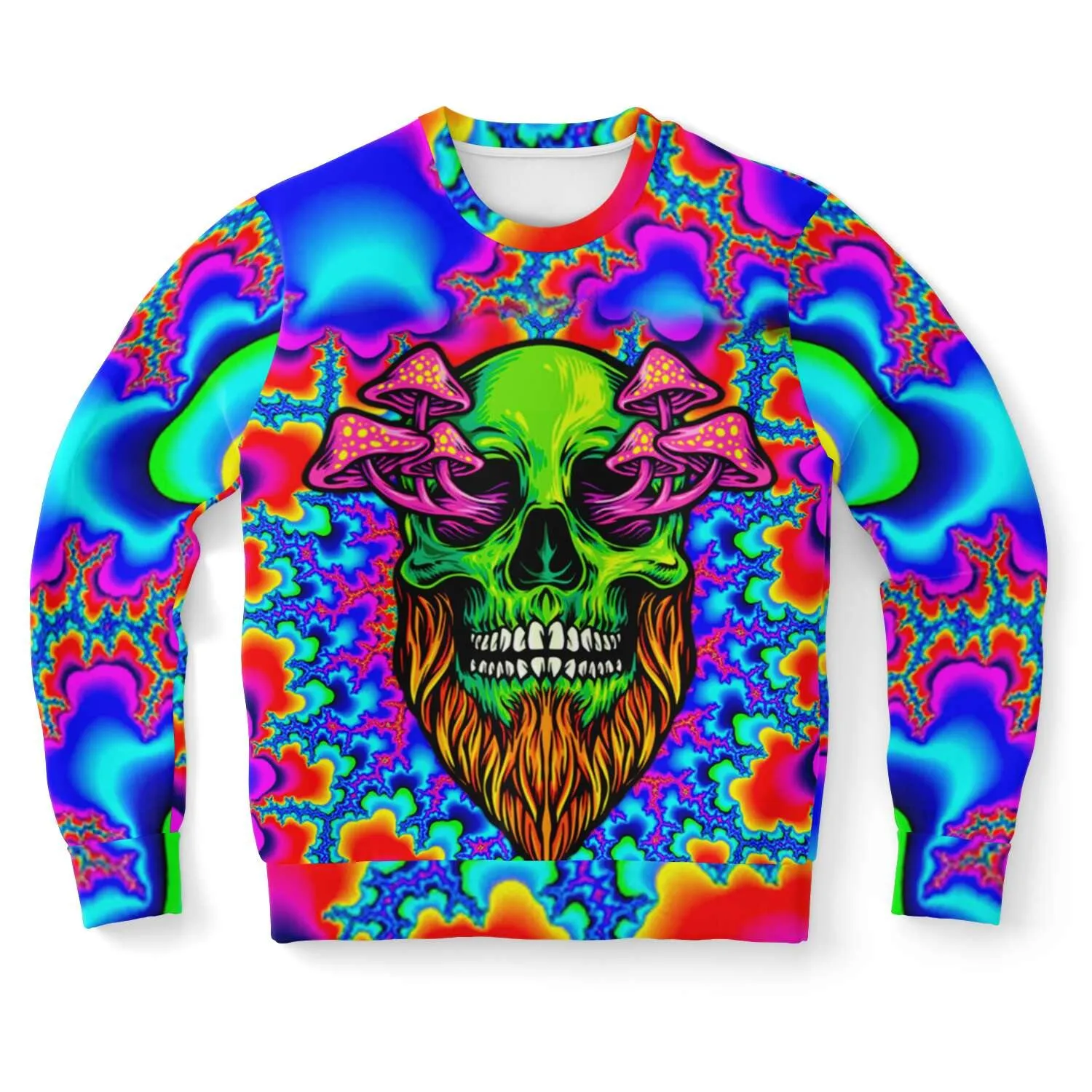 Mushroom Head Holographic Sweatshirt