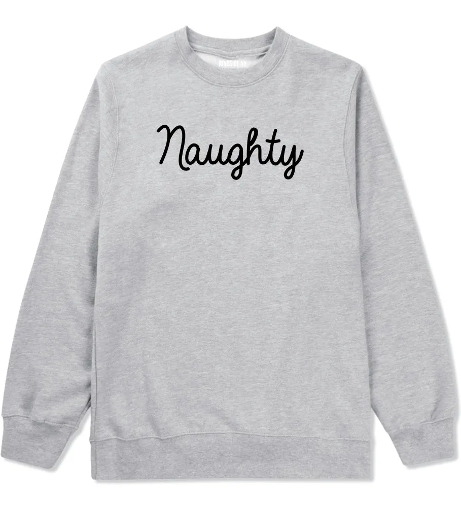 Naughty Script Bad Mens Crewneck Sweatshirt