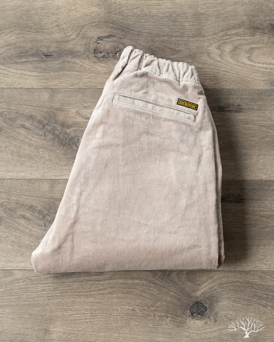 New Yorker Pants - Light Grey Stretch Corduroy