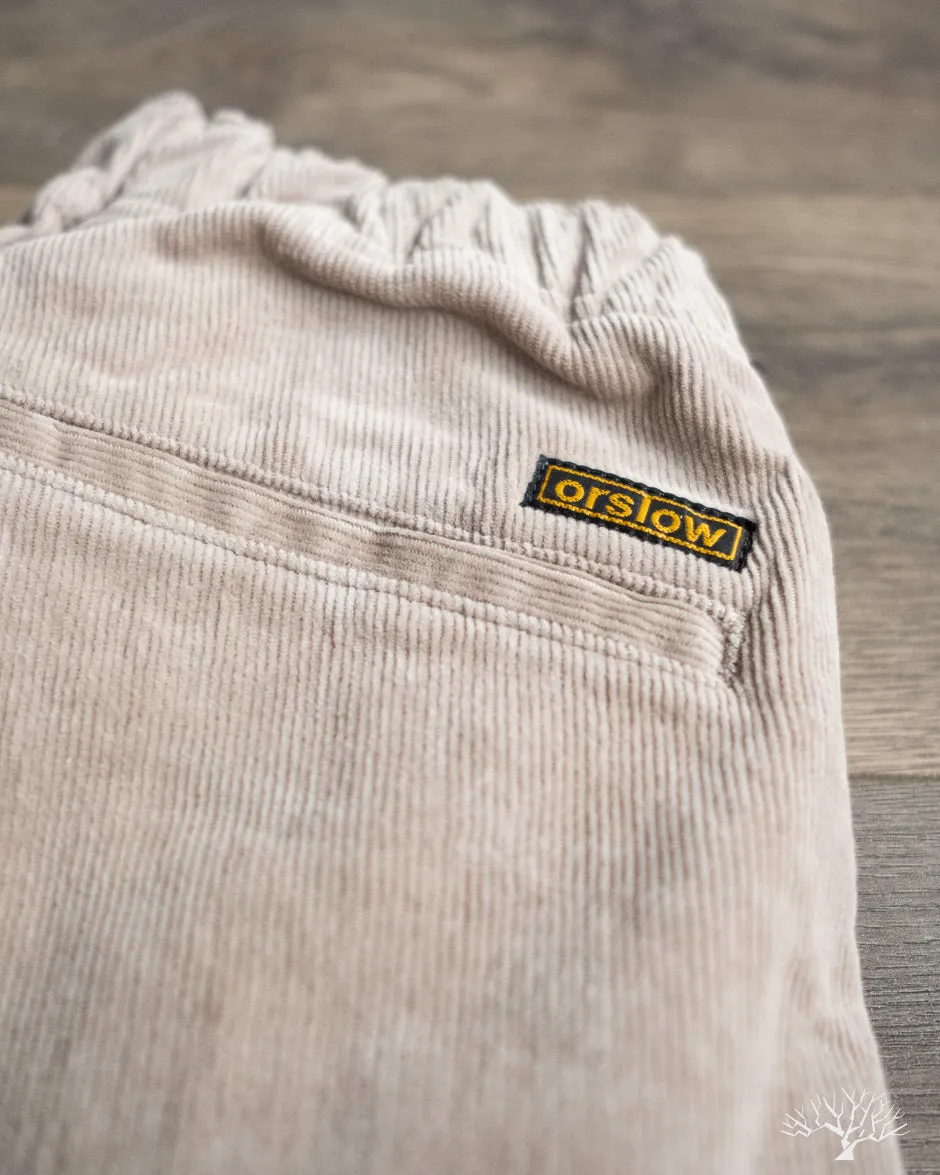 New Yorker Pants - Light Grey Stretch Corduroy