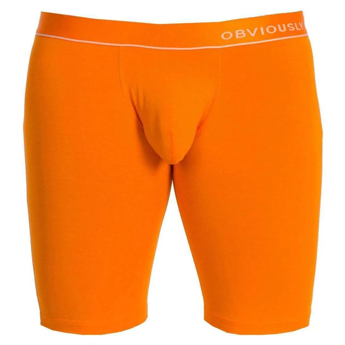 Obviously PrimeMan AnatoMAX Boxer Brief 9inch Leg - Orange